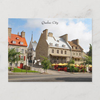 Oude stad Quebec, Fotografie Briefkaart