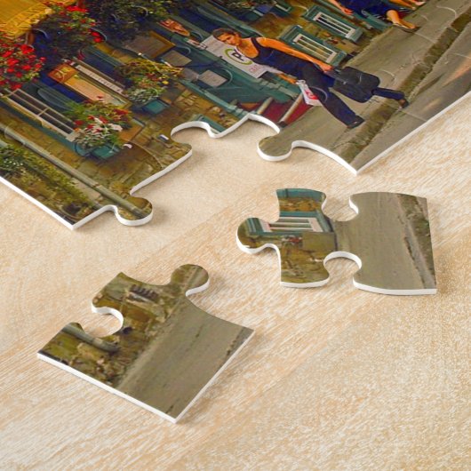 Oude stad Quebec. Legpuzzel (Zijkant)