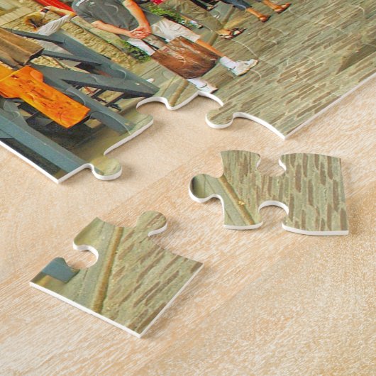 Oude stad Quebec. Legpuzzel (Zijkant)