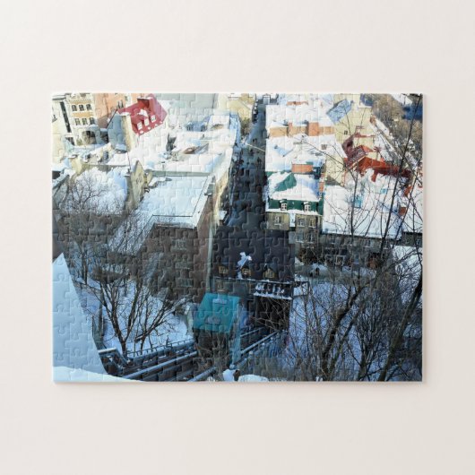 Oude stad Quebec, Quebec, Canada Legpuzzel (Horizontaal)