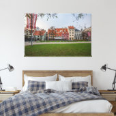 Oude stad Riga in het najaar Canvas Afdruk (Insitu (Slaapkamer))