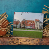 Oude stad Riga in het najaar Fotoplaat (Zijkant)