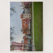 Oude stad Riga in het najaar Legpuzzel (Verticaal)