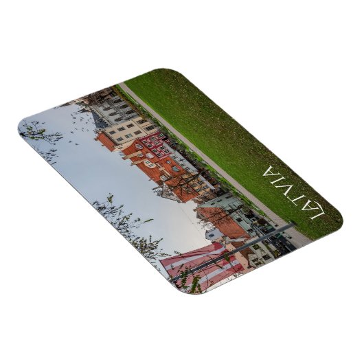 Oude stad Riga in het najaar Magneet (Rechterzijde)