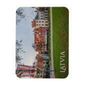 Oude stad Riga in het najaar Magneet (Verticaal)
