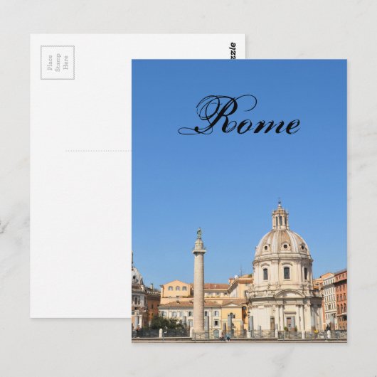 Oude stad Rome, Italië Briefkaart (Voorkant / Achterkant)