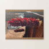 Oude Stad Rood Chili Ristra Santa Fe Legpuzzel (Horizontaal)