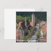 Oude stad Rothenburg ob der tauber (Voorkant / Achterkant)