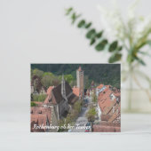 Oude stad Rothenburg ob der tauber Briefkaart (Staand voorkant)