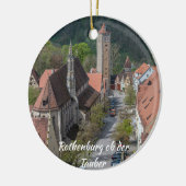 Oude stad Rothenburg ob der tauber Keramisch Ornament (Links)