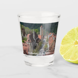 Oude stad Rothenburg ob der tauber Shot Glas