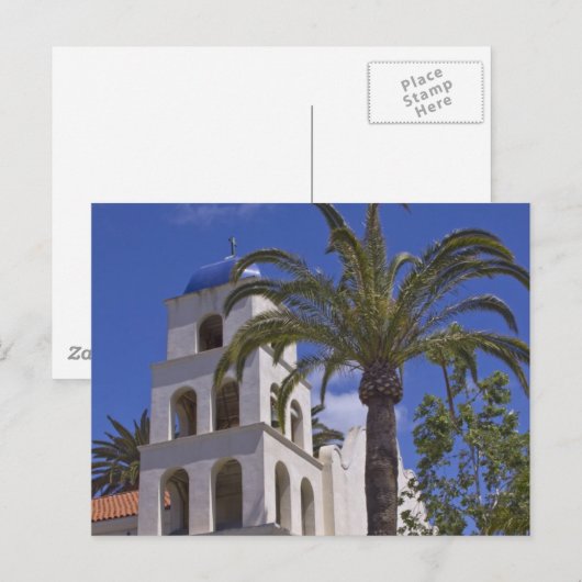 Oude stad San Deigo Briefkaart (Voorkant / Achterkant)