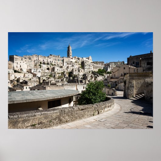 Oude stad Sassi di Matera Poster (Voorkant)