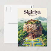 Oude Stad Sigiriya Sri Lanka Briefkaart (Voorkant / Achterkant)