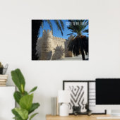 Oude stad Sousse Medina-straatbeeld Tunesië Poster (Thuiskantoor)