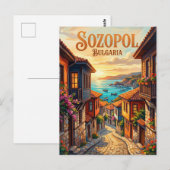 Oude Stad, Sozopol Bulgarije Briefkaart (Voorkant / Achterkant)