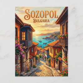 Oude Stad, Sozopol Bulgarije Briefkaart