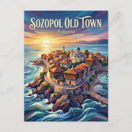 Oude Stad Sozopol Bulgarije Briefkaart