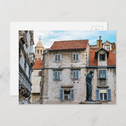 Oude stad Split, Kroatië Briefkaart (Voorkant / Achterkant)