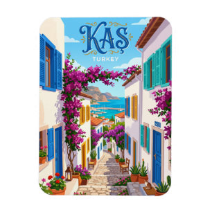 Oude Stad Steeg, Kaş Turkije Magneet