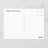 Oude Stad, Tallinn Estland Briefkaart (Achterkant)
