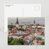 Oude stad Tallinn Estland Briefkaart (Voorkant / Achterkant)