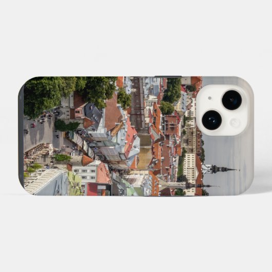 Oude stad Tallinn Estland iPhone Hoesje (Achterkant horizontaal)