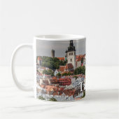 Oude stad Tallinn Estland Koffiemok (Links)