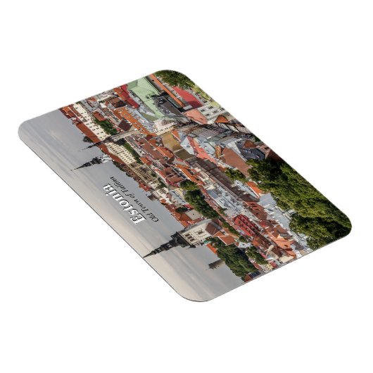 Oude stad Tallinn Estland Magneet (Rechterzijde)