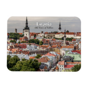 Oude stad Tallinn Estland Magneet