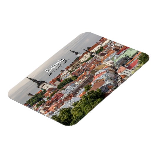 Oude stad Tallinn Estland Magneet (Linkerzijde)