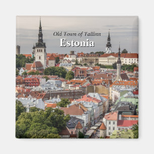 Oude stad Tallinn Estland Magneet