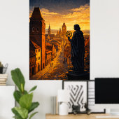 Oude Stad Toruń Poster (Thuiskantoor)