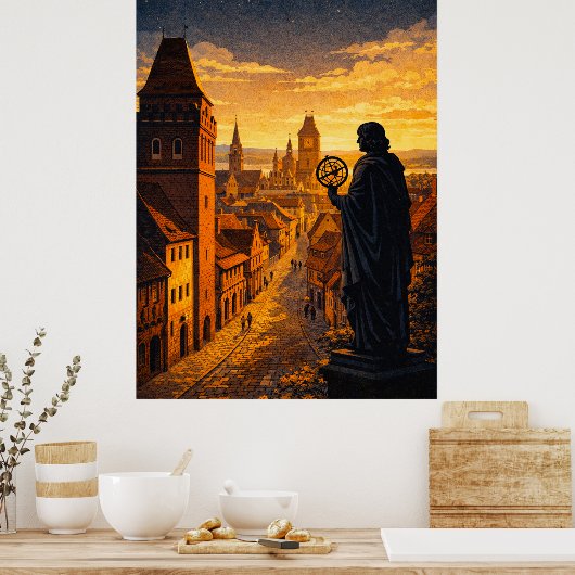 Oude Stad Toruń Poster (Keuken)
