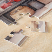 Oude Stad Valentijnsdag Winkel Raam Legpuzzel (Zijkant)