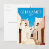 Oude Stad van Ghadames Libië Briefkaart (Voorkant / Achterkant)