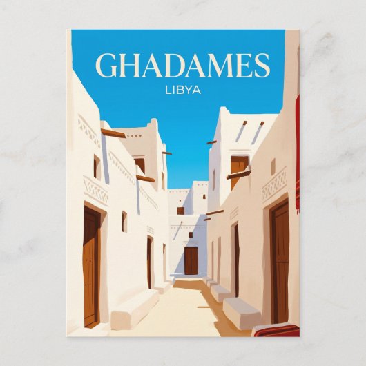 Oude Stad van Ghadames Libië Briefkaart (Voorkant)