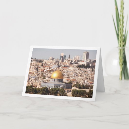 Oude Stad van Jeruzalem Kaart (Voorkant)