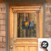 Oude Stad van Jeruzalem Raam Glas Cling Raamsticker (Huis Deur)