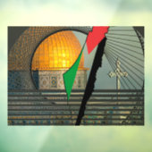 Oude Stad van Jeruzalem Raam Glas Cling Raamsticker (Vel 3)