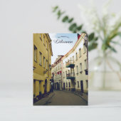 Oude Stad Vilnius Litouwen Briefkaart (Staand voorkant)