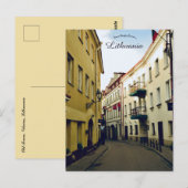 Oude Stad Vilnius Litouwen Briefkaart (Voorkant / Achterkant)