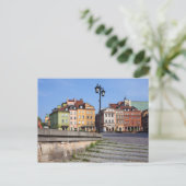 Oude stad Warschau Briefkaart (Staand voorkant)
