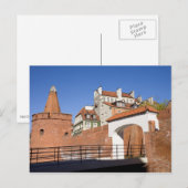 Oude stad Warschau Briefkaart (Voorkant / Achterkant)