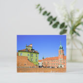 Oude stad Warschau Briefkaart (Staand voorkant)