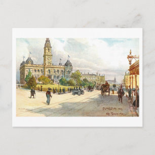 Oude Stadhuis, Dunedin, Nieuw-Zeeland Briefkaart