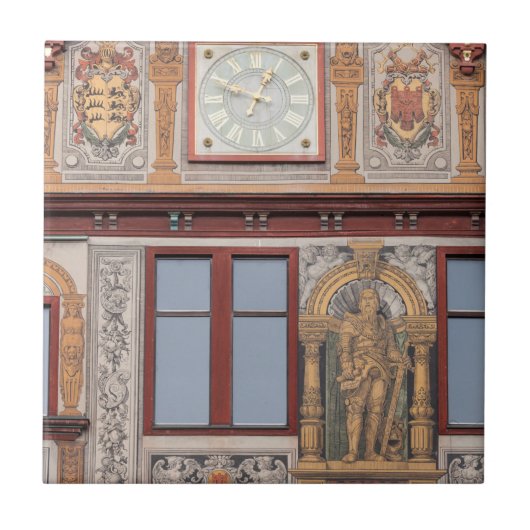 Oude Stadhuis Fresco's Tegeltje (Voorkant)