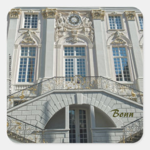 Oude Stadhuis in Bonn Vierkante Sticker