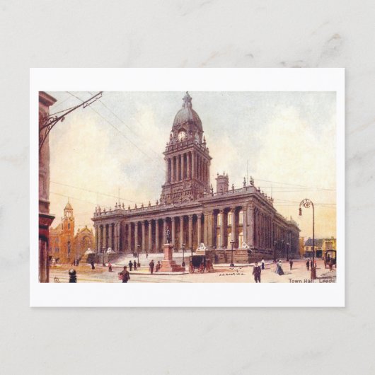 Oude Stadhuis, Leeds Briefkaart (Voorkant)