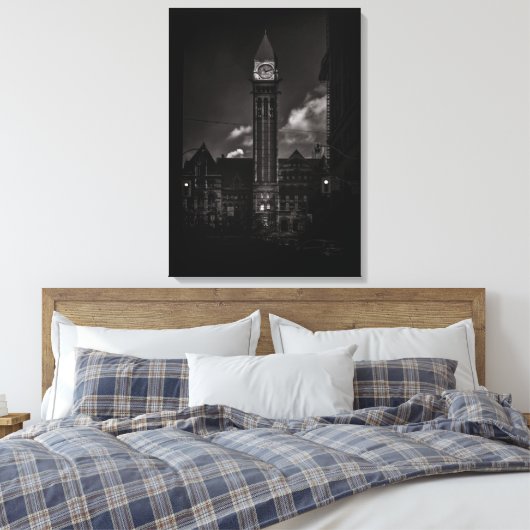 Oude stadhuis nr. 5 canvas afdruk (Insitu (Slaapkamer))